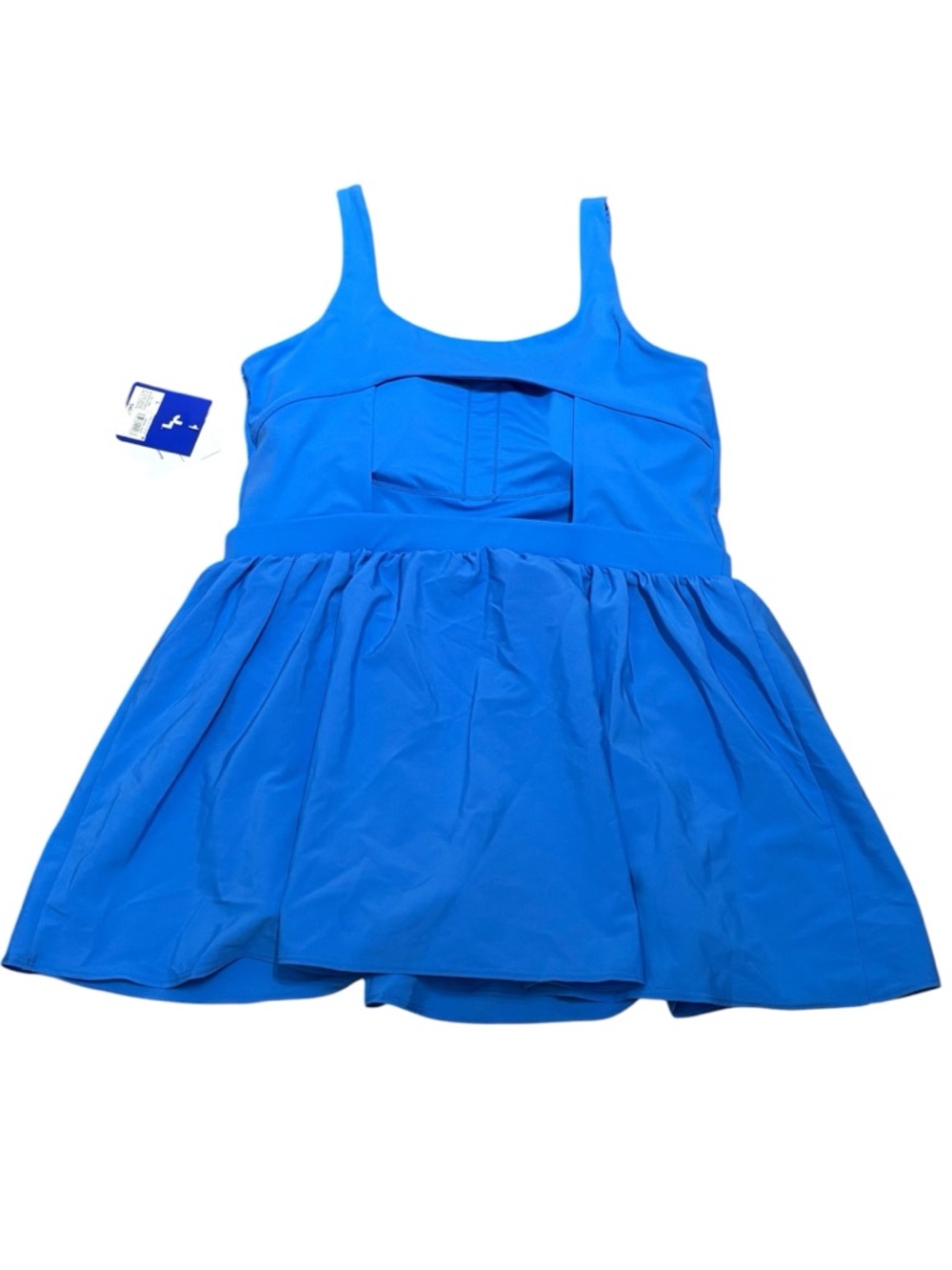JoyLab Bright Blue Active Dress With Built In‎ Pocketed Shorts, Size L, NWT - Picture 5 of 11